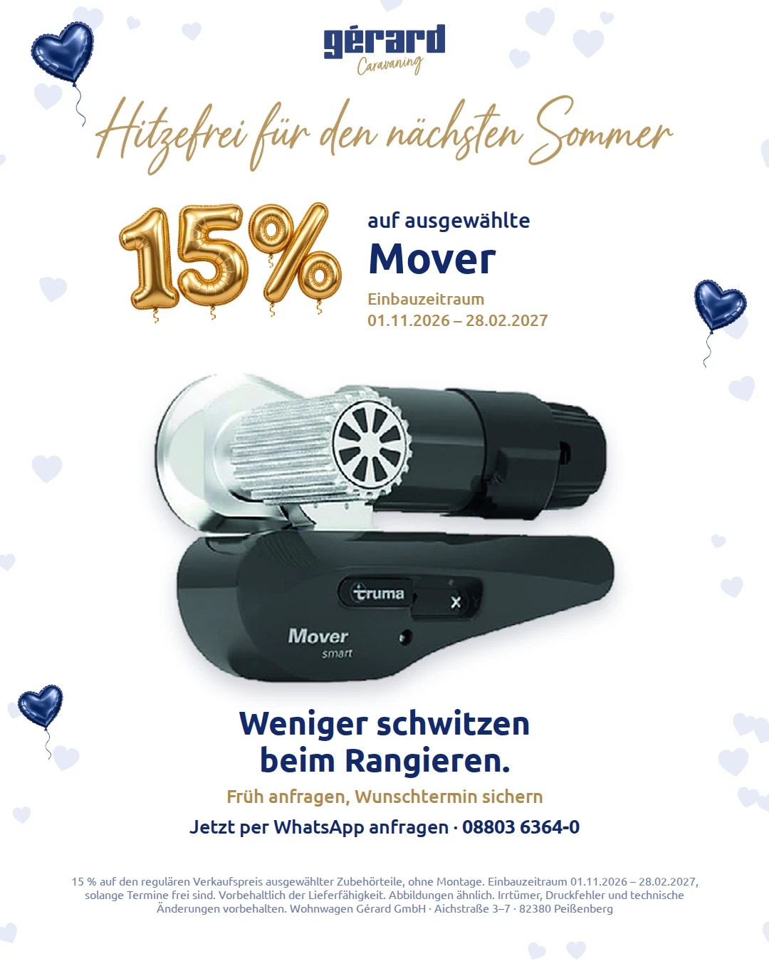 Herbst-/Winteraktion: 15% auf ausgewählte Mover