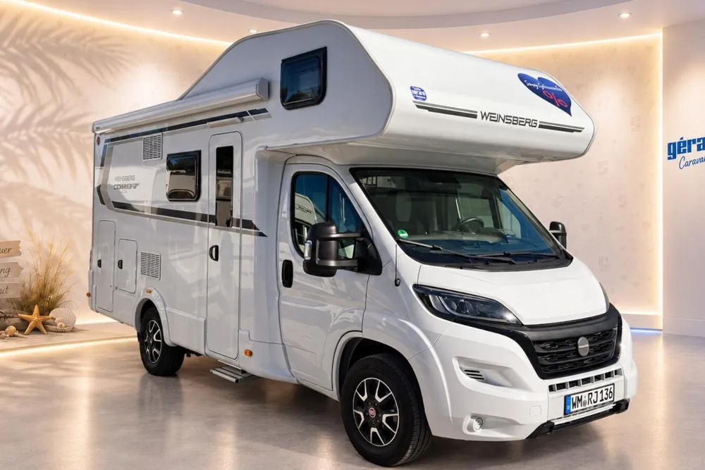 Alkoven-Wohnmobil von Weinsberg mieten München – für Familien bis sieben Personen