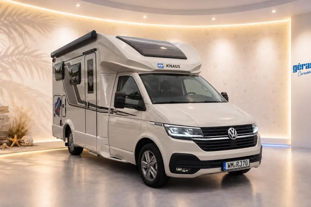 Teilintegriertes Reisemobil von Knaus als Mietfahrzeug – Wohnmobil mieten München
